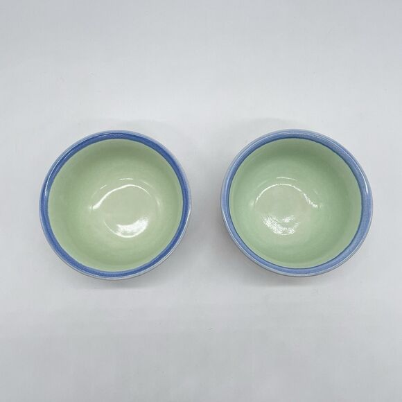 Set of 2 Pfaltzgraff Summer Breeze Dessert Bowl Dish 4 3/8” Mexico - Picture 3 of 7